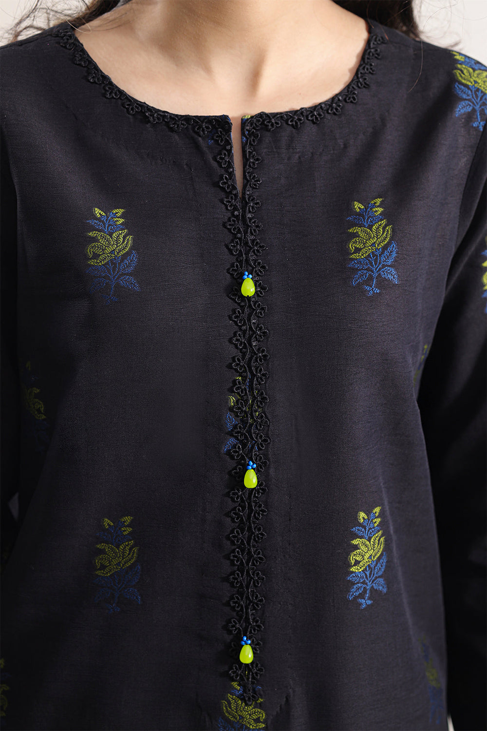 Unstitched Cotton Jacquard 3 Piece